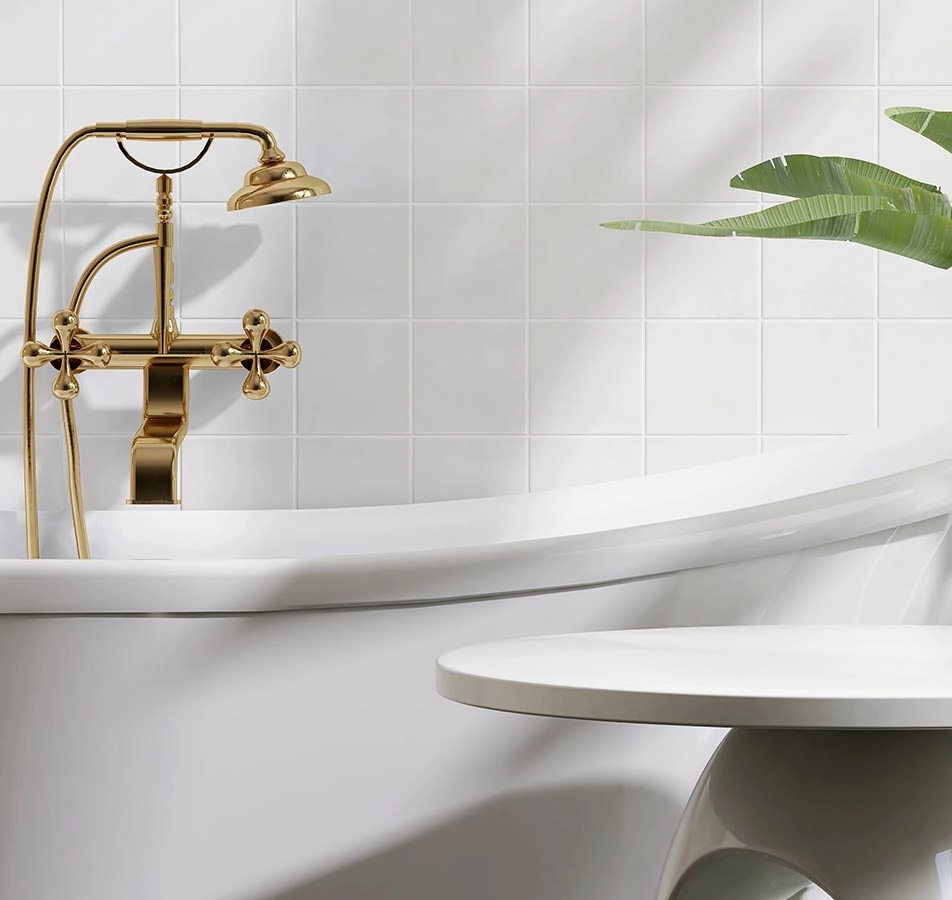 nstallation de salle de bain moderne avec douche à l’italienne, meubles vasques et carrelage, réalisée par Alves Rénovation Services à Neuilly-sur-Marne